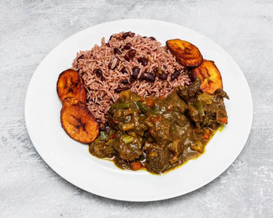 Tray of Rice & Peas